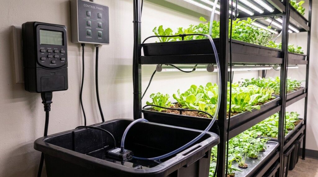 hydroponic-pump-timer-connected-irrigation-system