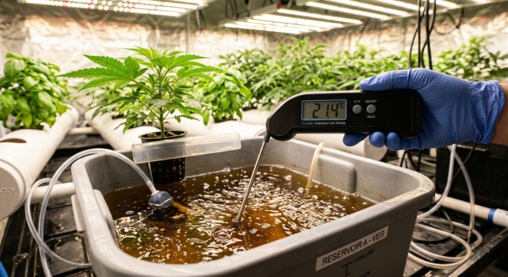 hydroponic-nutrient-solution-temperature-monitoring