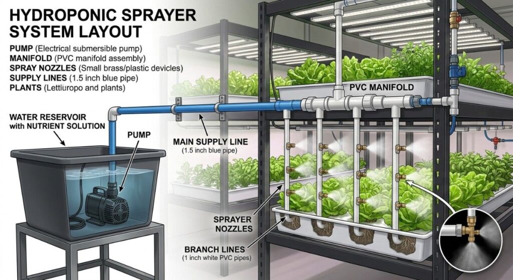 Diagram-showing-hydroponic-sprayer-system-layout-pump-manifold-nozzles