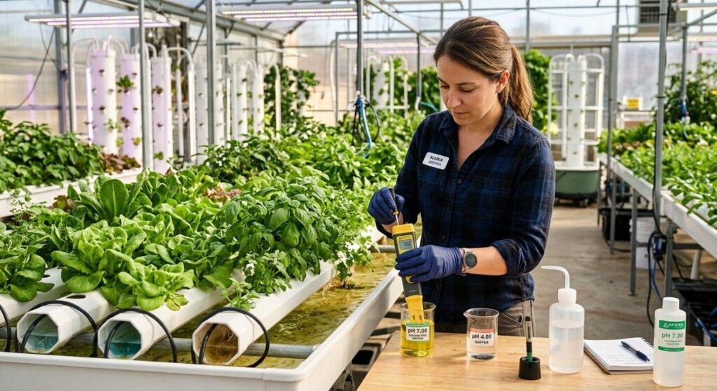 best-pH-meter-hydroponics-displaying-digital-reading